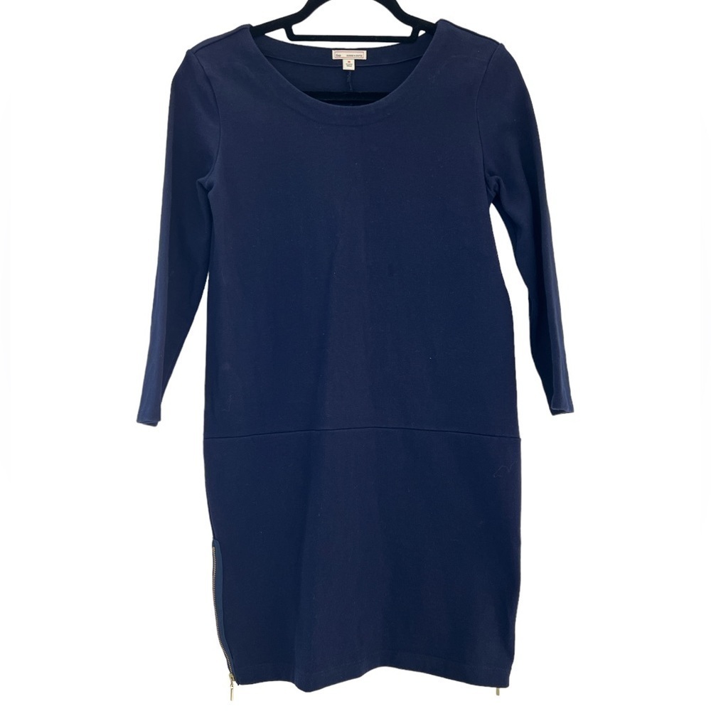 GAP Navy Blue L/S Dress (XS)